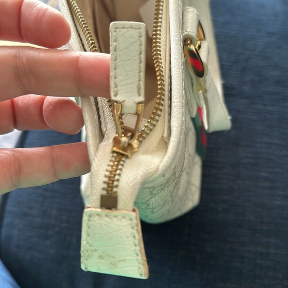 Gucci Cream and Green Tote Bag - Picture 11 of 15